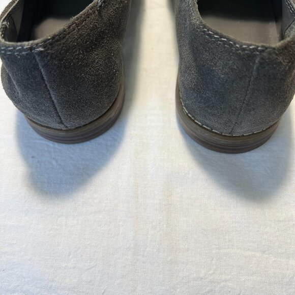 Franco Sarto Gray Suede Slip On loafer shoes size 7.5 - Picture 4 of 7